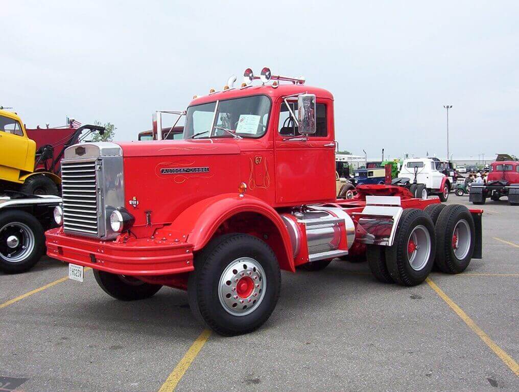 A beautiful truck parked