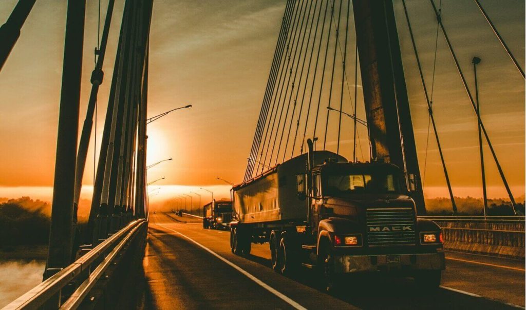 a truck driver on the road