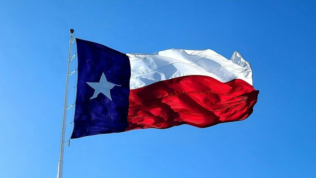 The flag of Texas