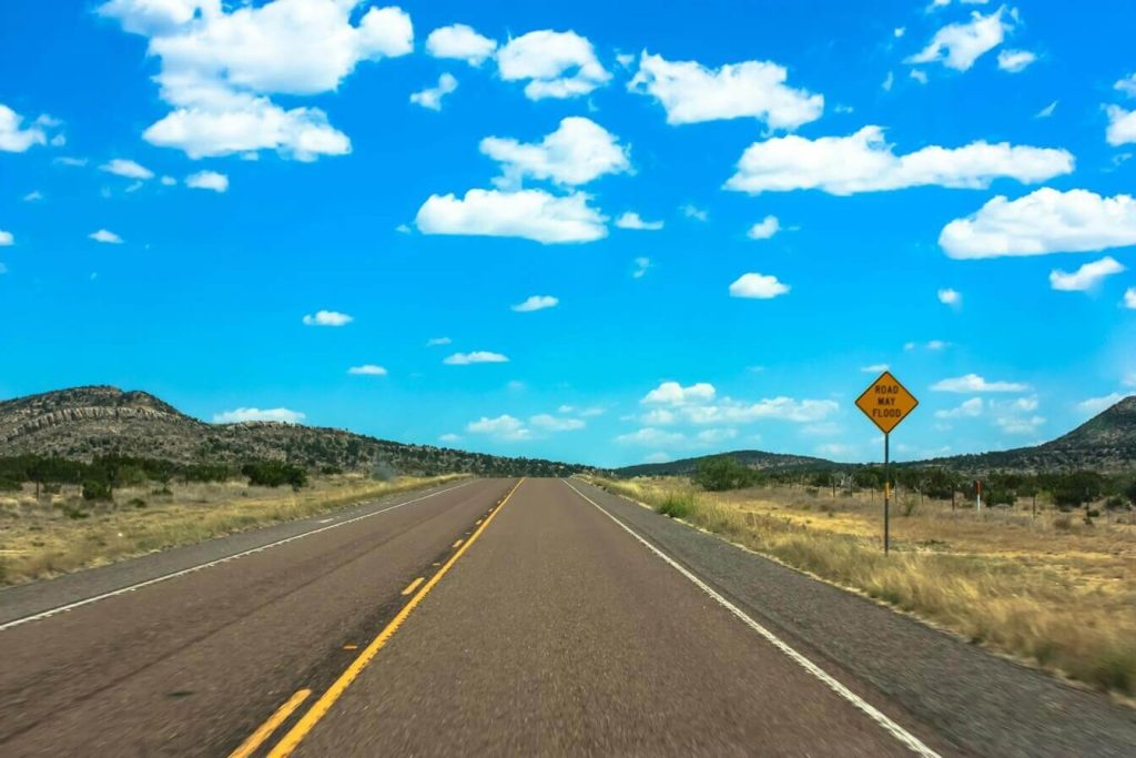 a highway in Texas