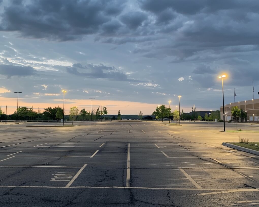 parking-at-sunset