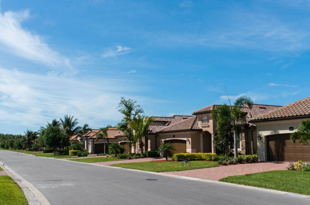 residential area in florida