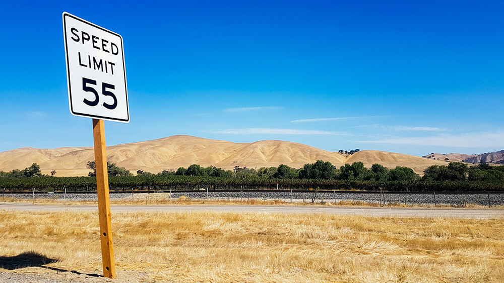 speed limit sign